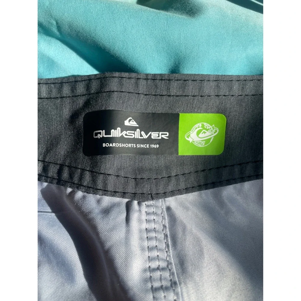 Quiksilver Mens Rainbow Tie Dye Board Shorts Size 30 Swim Trunks Blue Orange